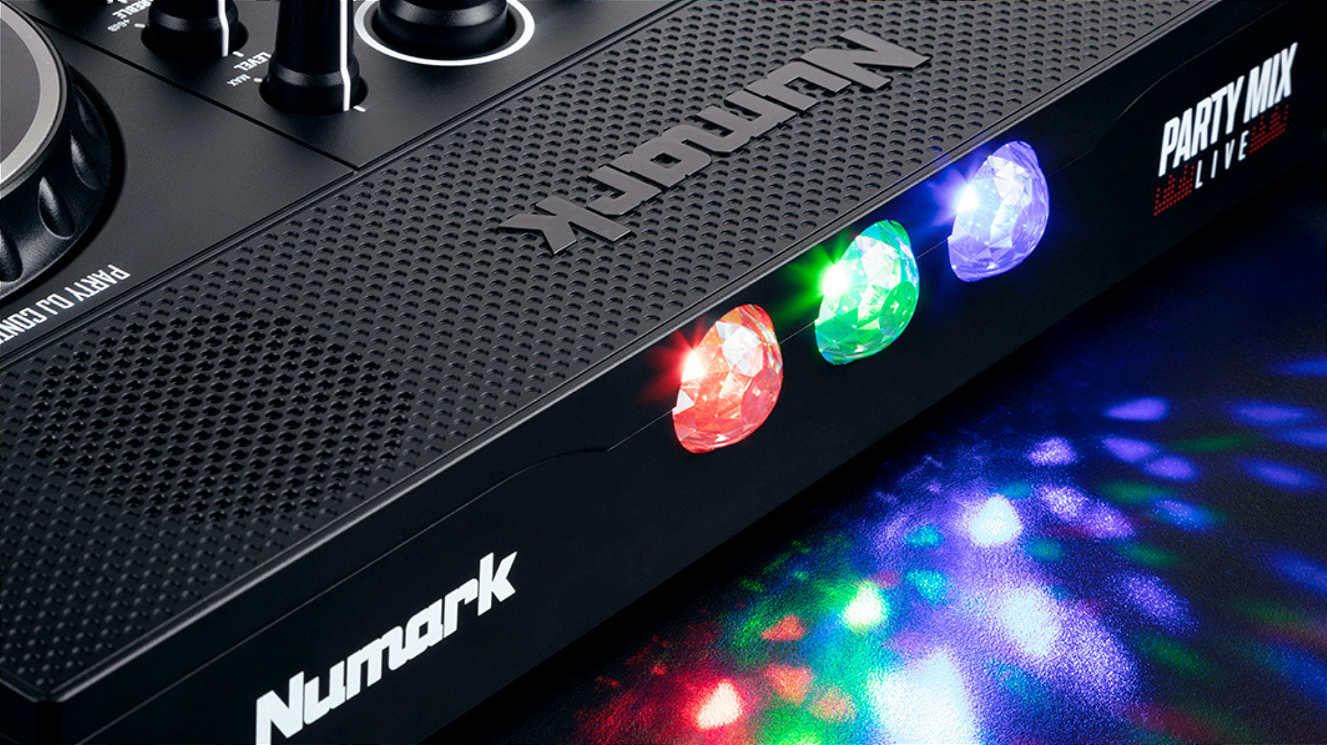 Controlador de DJ Numark Party Mix Live com Luzes e Alto-Falantes