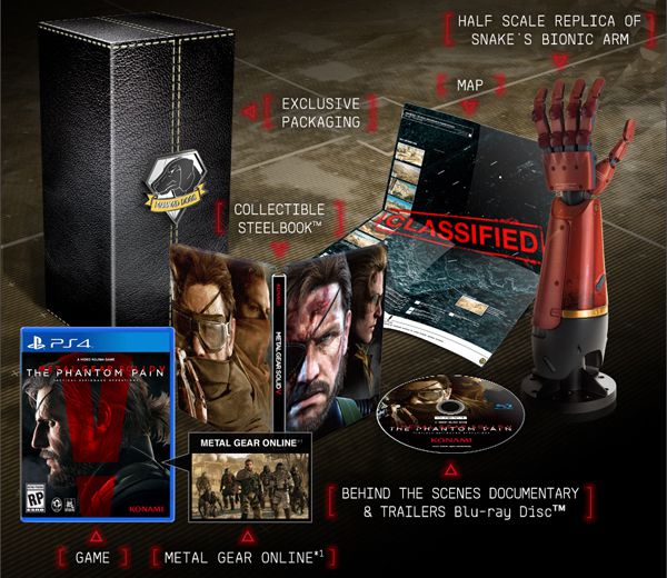 Metal Gear Solid V The Phantom Pain Collectors Edition PS4 - Game