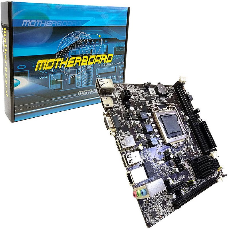 PLACA MÃE INTEL GHT ZX-H61C DDR3 LGA1155 - Evolutek Informática