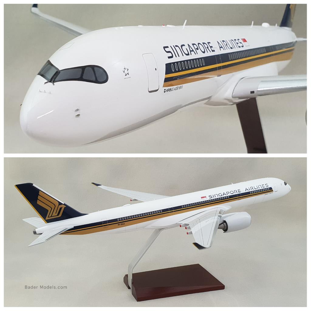 Singapore Airlines - Airbus A350-900 (1:100) | Bader Models
