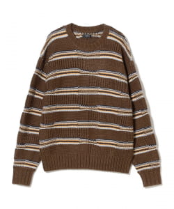 BEAMS（ビームス）7ゲージ フェード クルーネック ニット（トップス