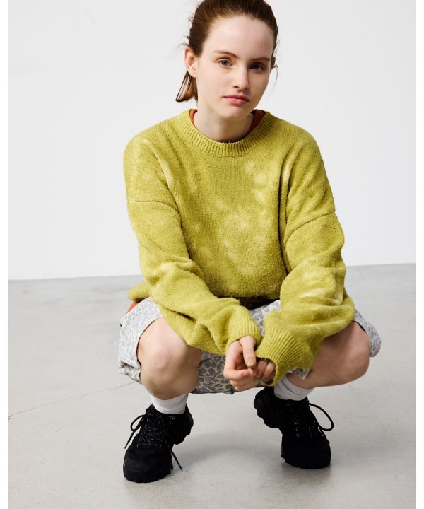 BEAMS（ビームス）5 Gauge Garment Dye Crew Neck（トップス ニット