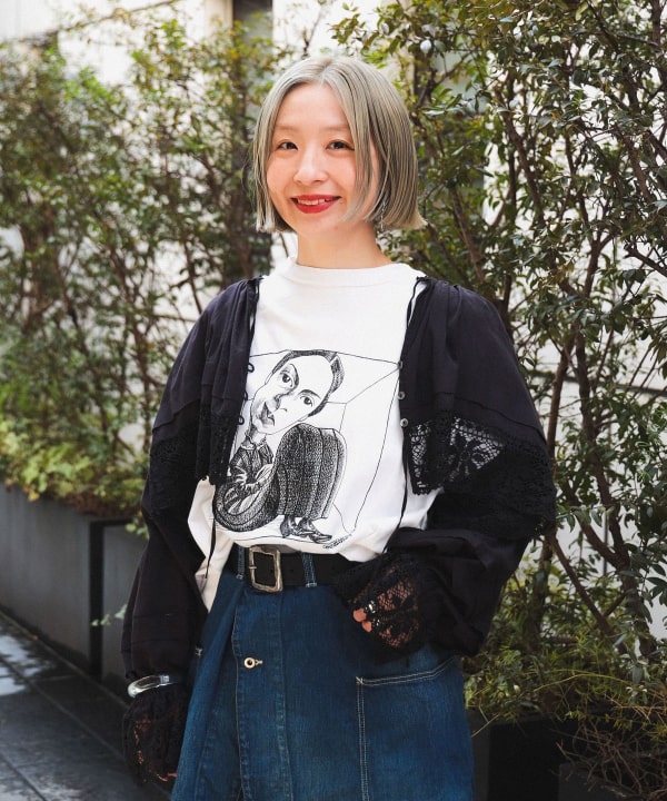 BEAMS BOY（ビームス ボーイ）ヴィンテージ レース ブラウス（シャツ