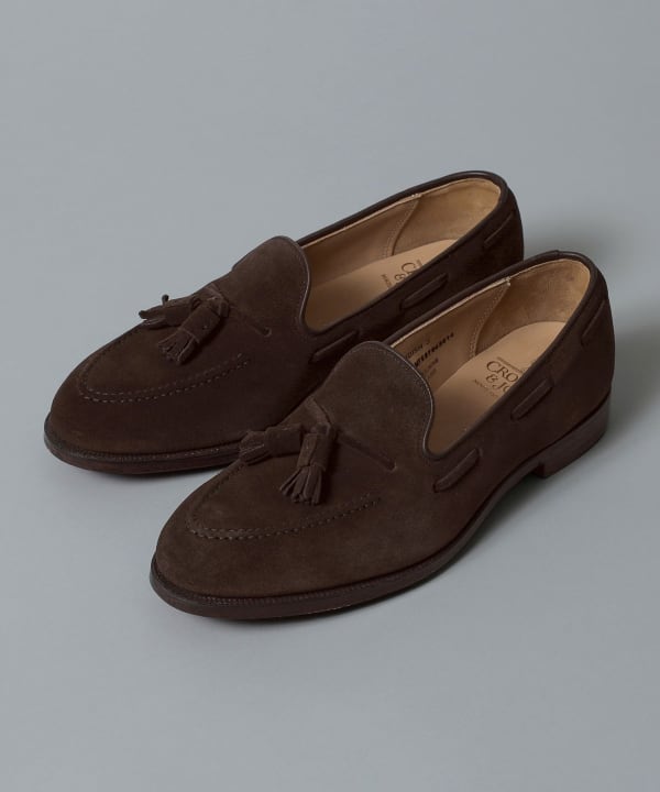 BEAMS F（ビームスF）CROCKETT&JONES / CAVENDISH 3 スエード タッセル