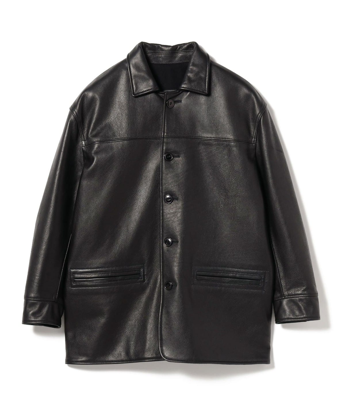 BEAMS PLUS（ビームス プラス）Car Coat Leather（ブルゾン レザー