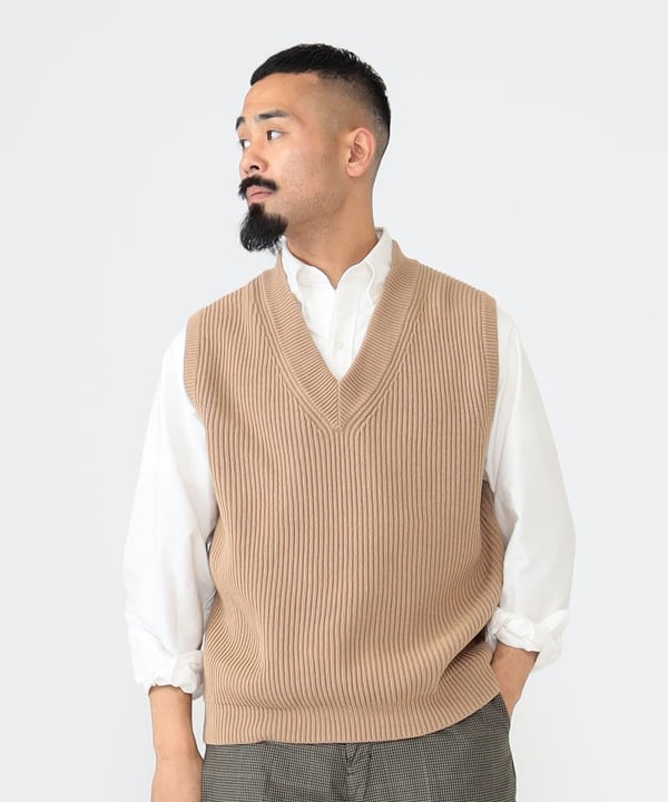 BEAMS PLUS（ビームス プラス）【別注】BATONER / V NECK VEST