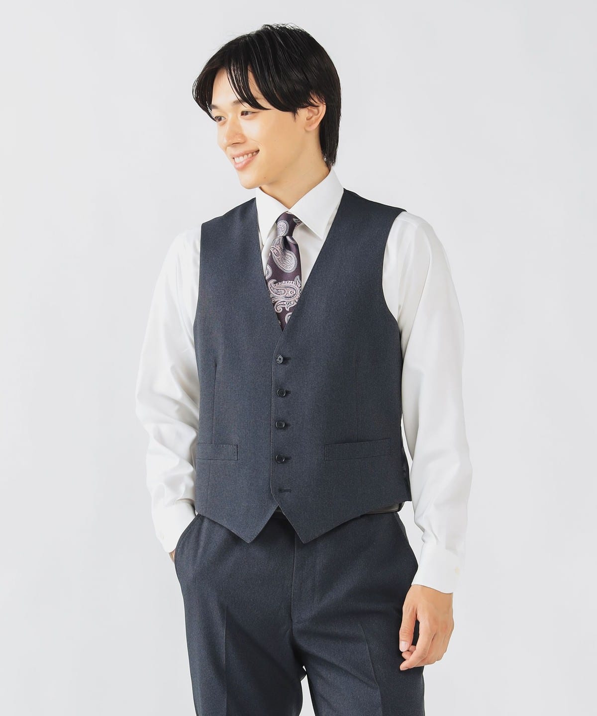 BEAMS HEART（ビームス ハート）ピンヘッド トラベル ジレ