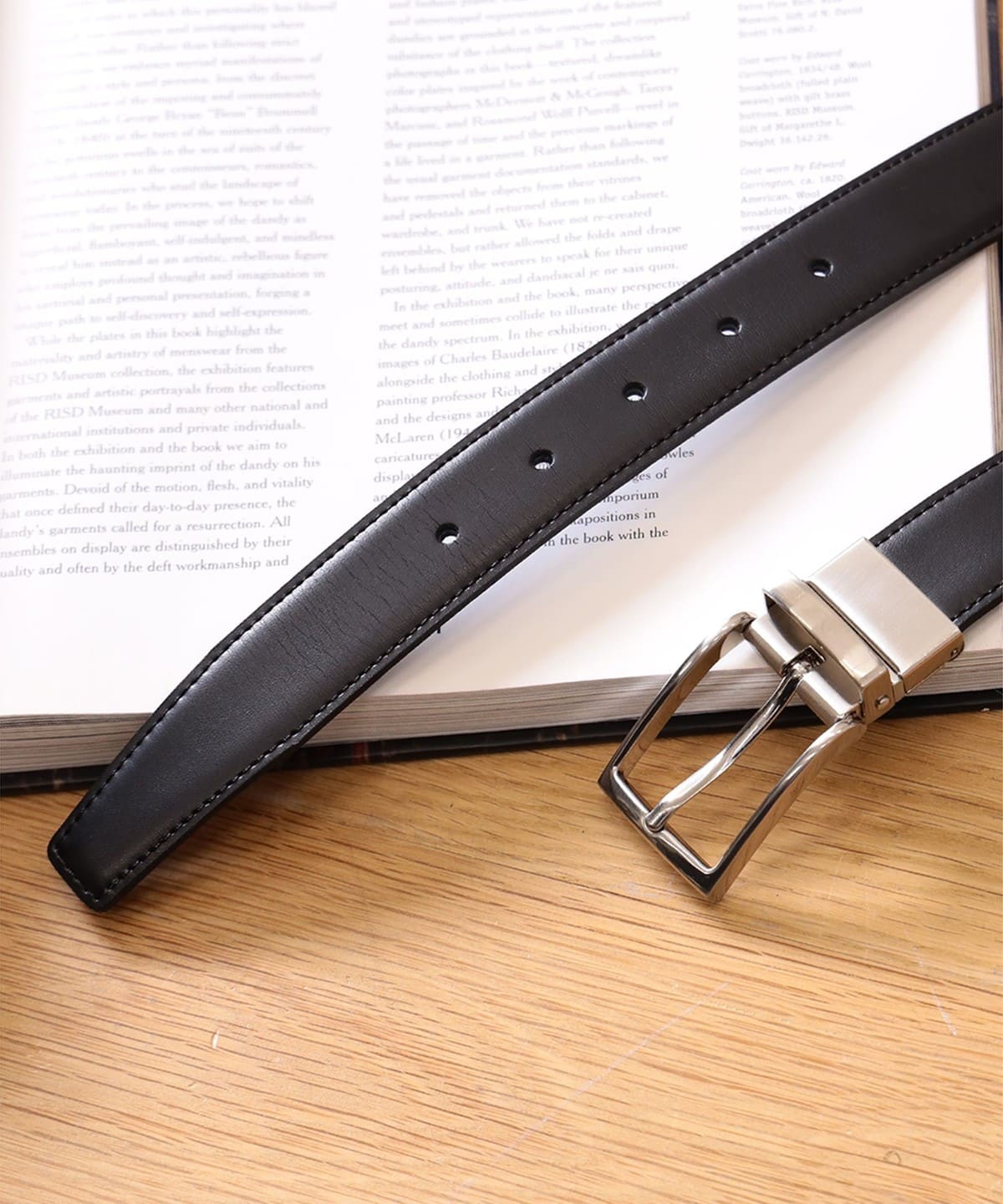 BEAMS HEART（ビームス ハート）リバーシブル スムースレザー ベルト