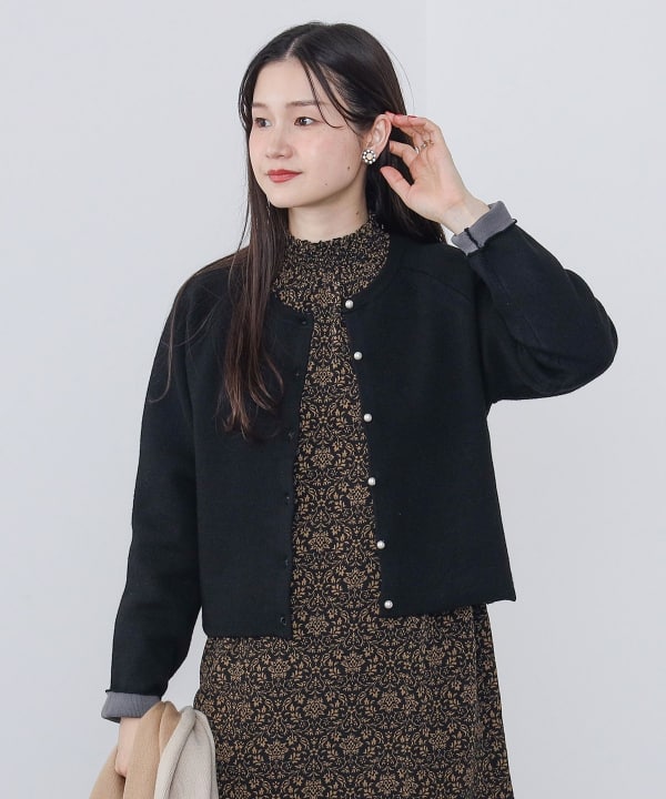 BEAMS HEART（ビームス ハート）ダブルフェイス パールボタン