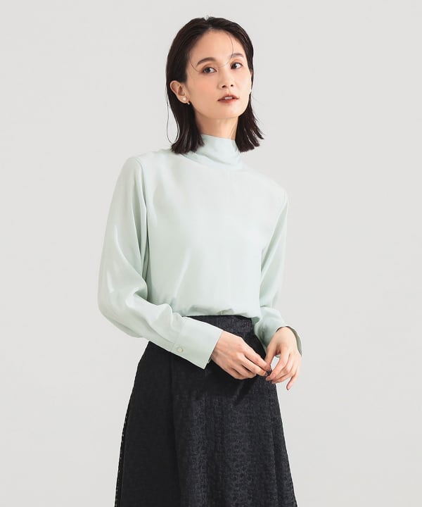 Demi-Luxe BEAMS（デミルクス ビームス）ロングボウタイ ブラウス