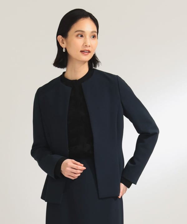 Demi-Luxe BEAMS（デミルクス ビームス）トリアセ ペプラムジャケット