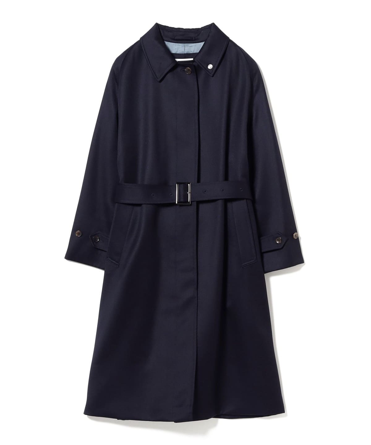 Margaret Howell ネイビー ロングダッフルコート L Margaret Howell