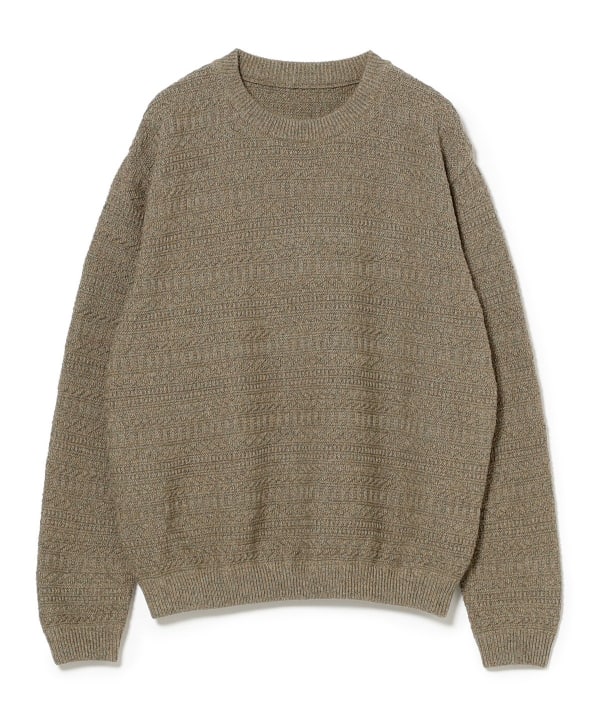 BEAMS T（ビームスT）crepuscule / Fair Isle Links Knit（トップス