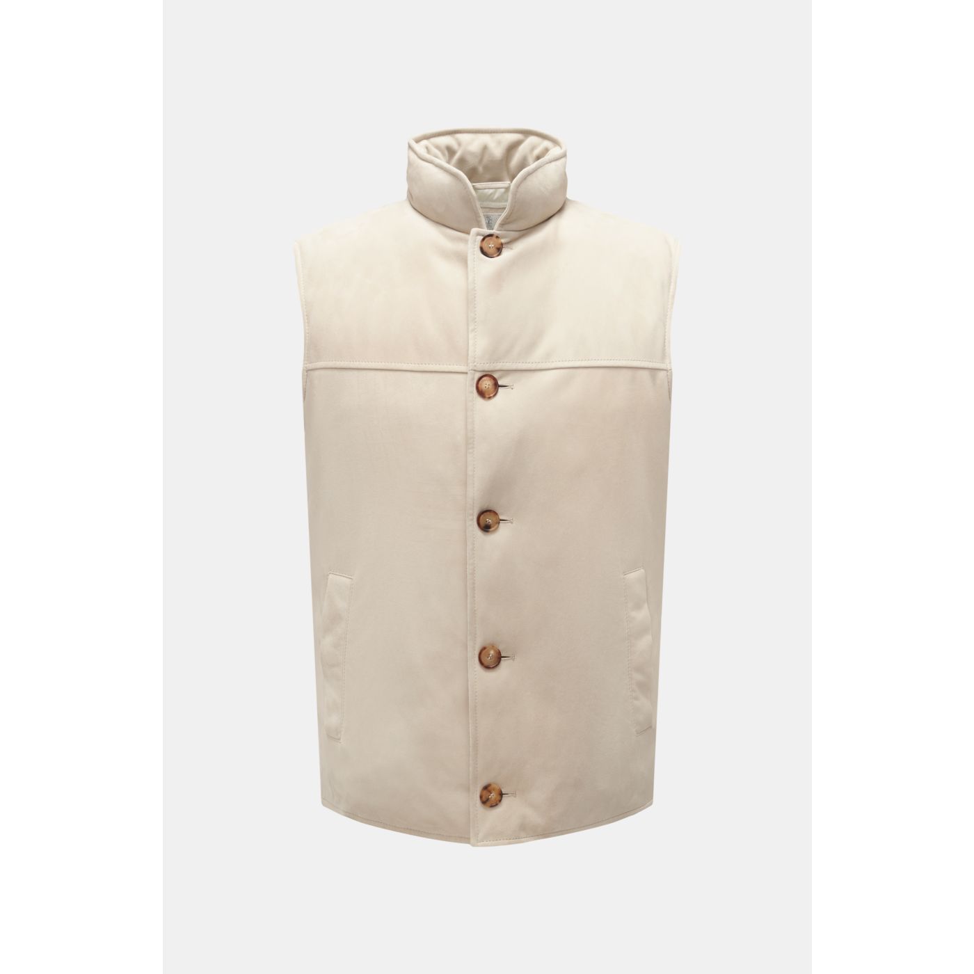 BRUNELLO CUCINELLI down gilet sand | BRAUN Hamburg