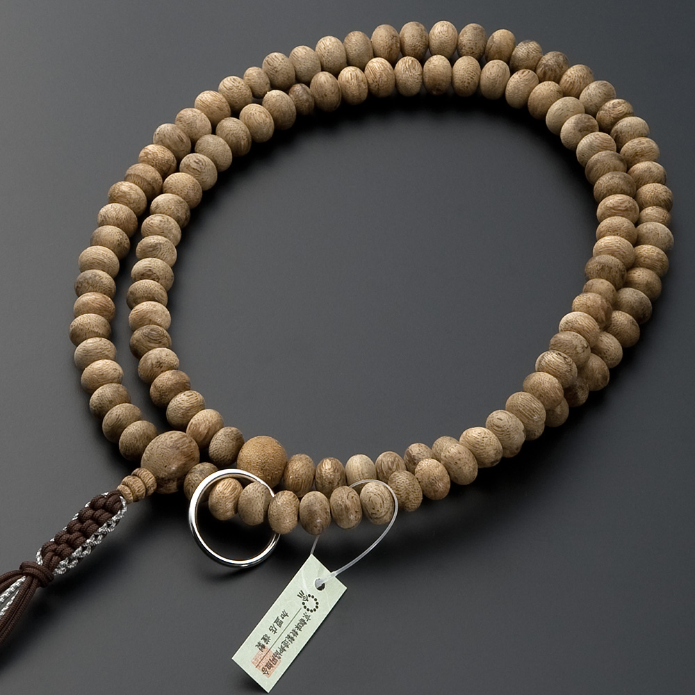 曹洞宗用本式数珠【男性用】 沈香（じんこう） みかん玉 尺3 | 滝田商店