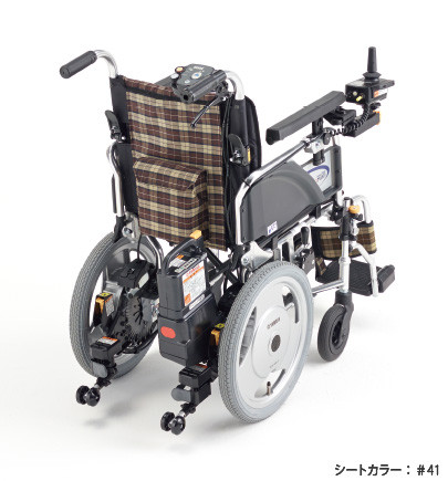 MiKi】電動ユニット装着車椅子 SKT_JUX Plus [電動車椅子] - 電動