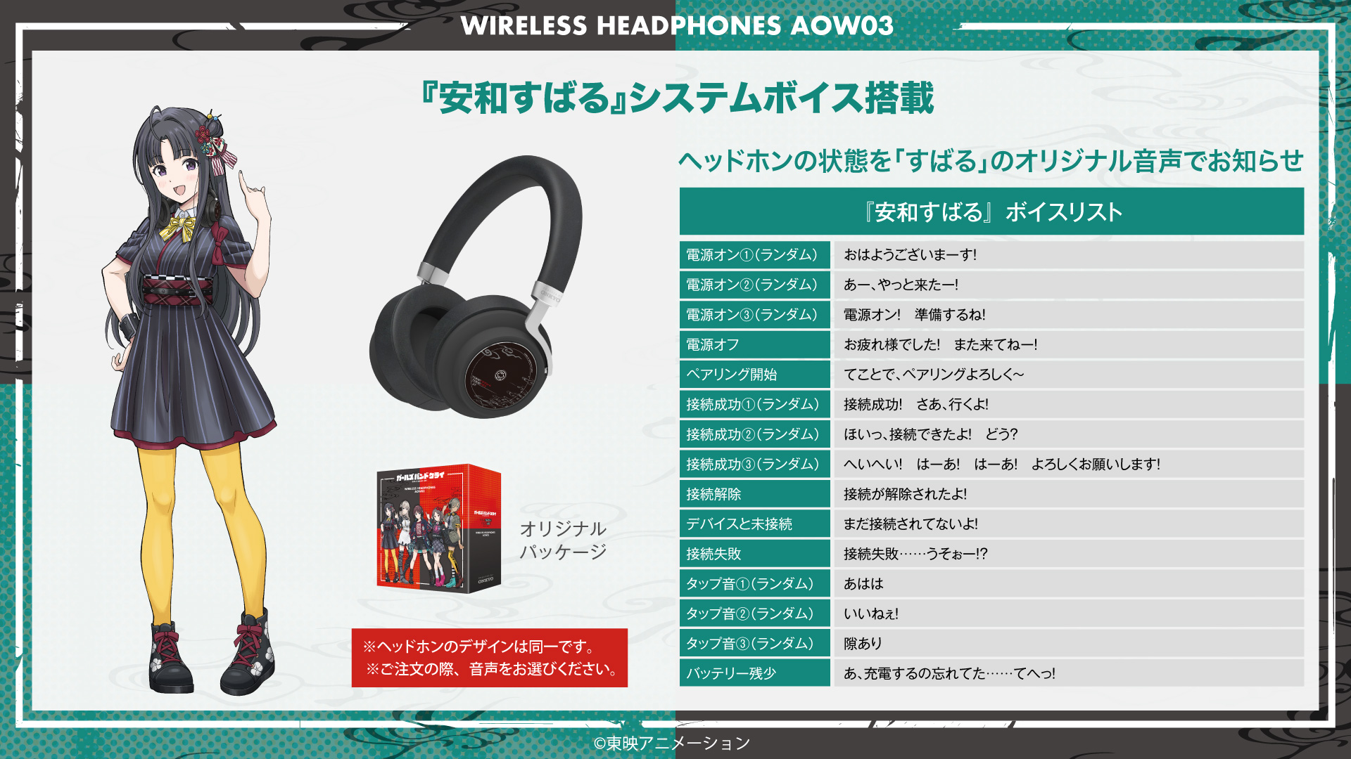 オリジナルTVアニメ 『ガールズバンドクライ』 新規録り下ろしボイス