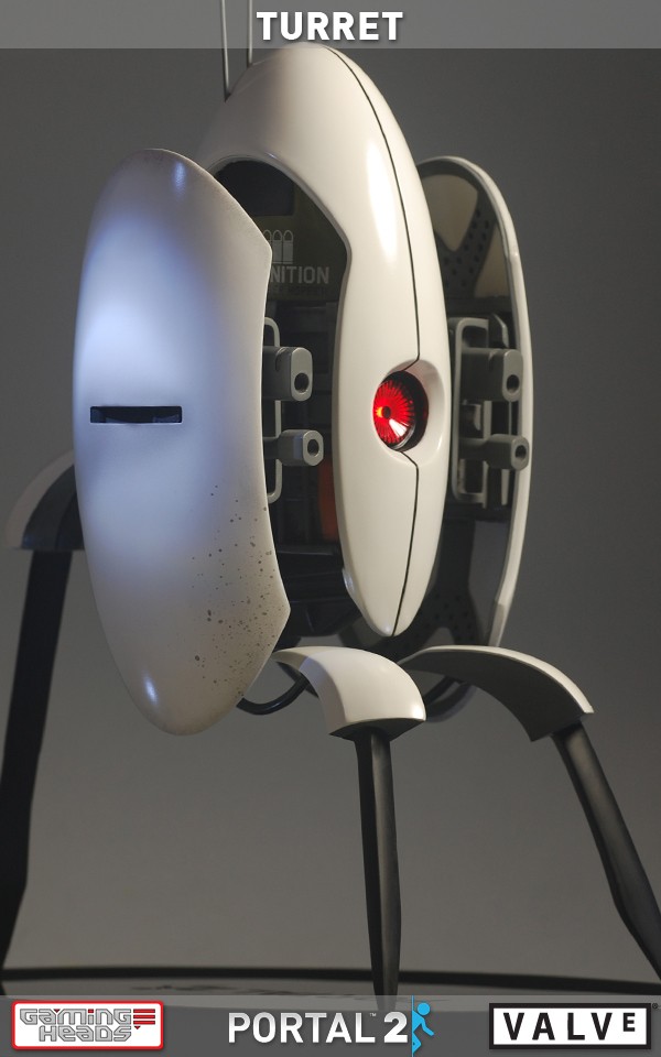 Portal™2: Turret Exclusive Statue with Sound | Gaming Heads