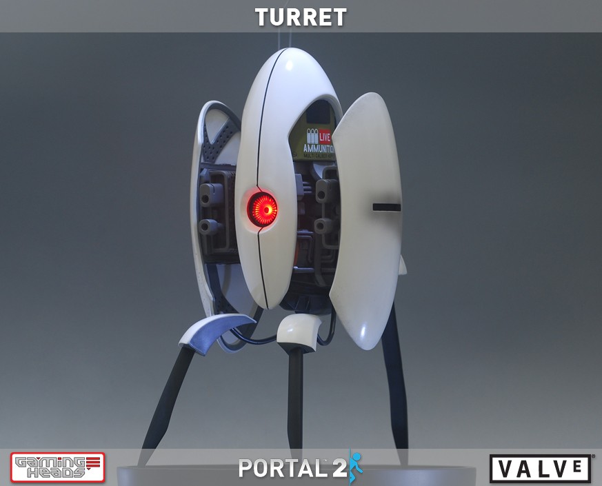 Portal™2: Turret Exclusive Statue with Sound | Gaming Heads