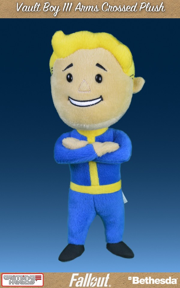 FALLOUT® 4: VAULT BOY 111 ARMS CROSSED PLUSH | Gaming Heads