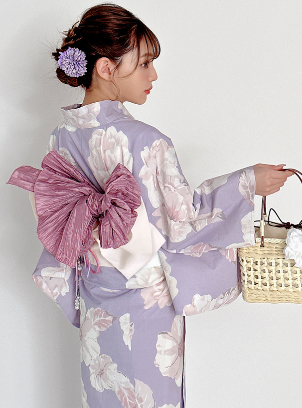 水彩花柄浴衣セット[gi1410] | レディースファッション通販のグレイル