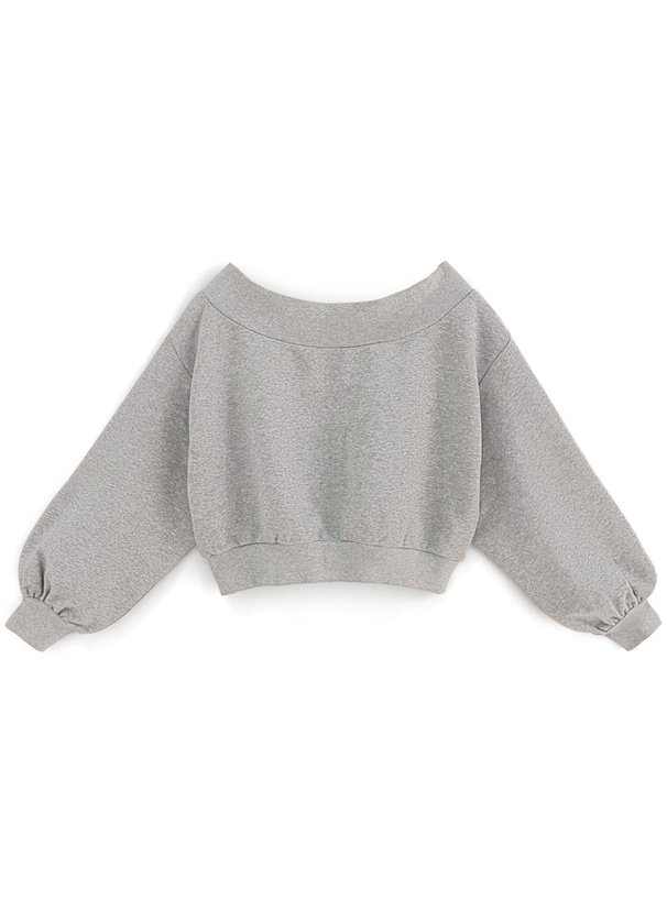 オフショルダースウェットトップス[pm506] | レディースファッション