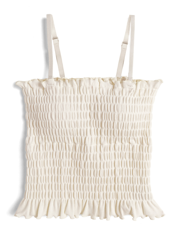 カップ付きシャーリングキャミソール[ru1187] | レディース