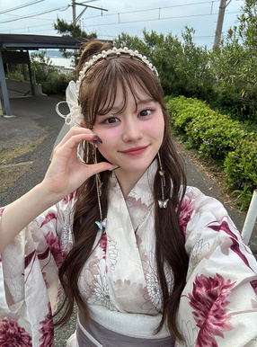 ダリア柄浴衣セット[tu1496] | レディースファッション通販のグレイル