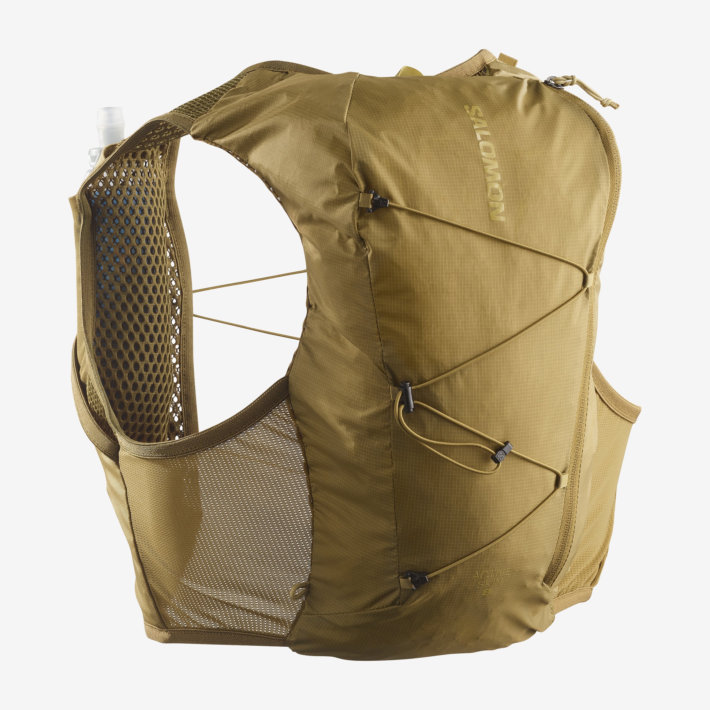 ACTIVE SKIN 8 Unisex Running Vest with flasks included | Salomon