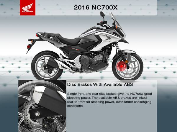 2016 Honda® NC700X DCT ABS | Thomasville Honda - Saw Company Inc.
