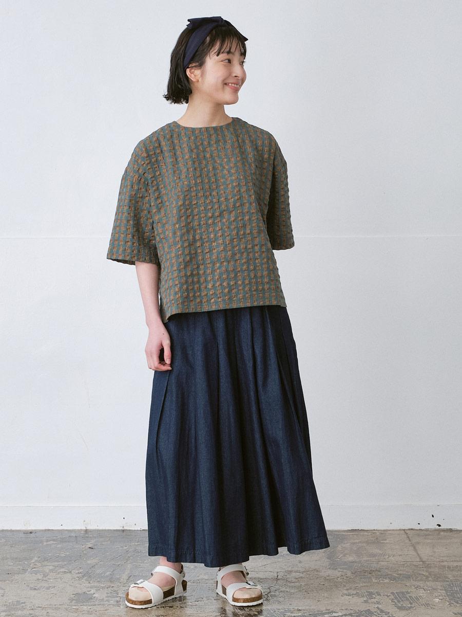 ガウチョパンツ ワンウォッシュデニム | パンツ9ブタケ | 【公式】D*g