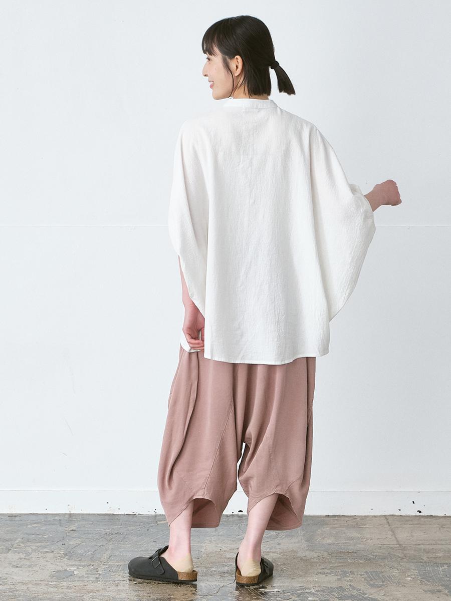 ドルマンブラウス 綿オックスワッシャー | シャツBLシチブソデ