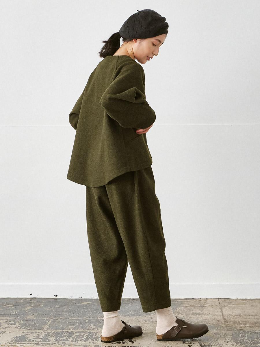 テーパードパンツ T/Cソフトメルトン | パンツフルレングス | 【公式