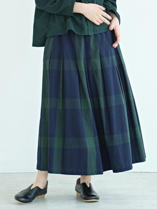 ガウチョパンツ 綿ビエラチェック | パンツフルレングス | 【公式】D*g