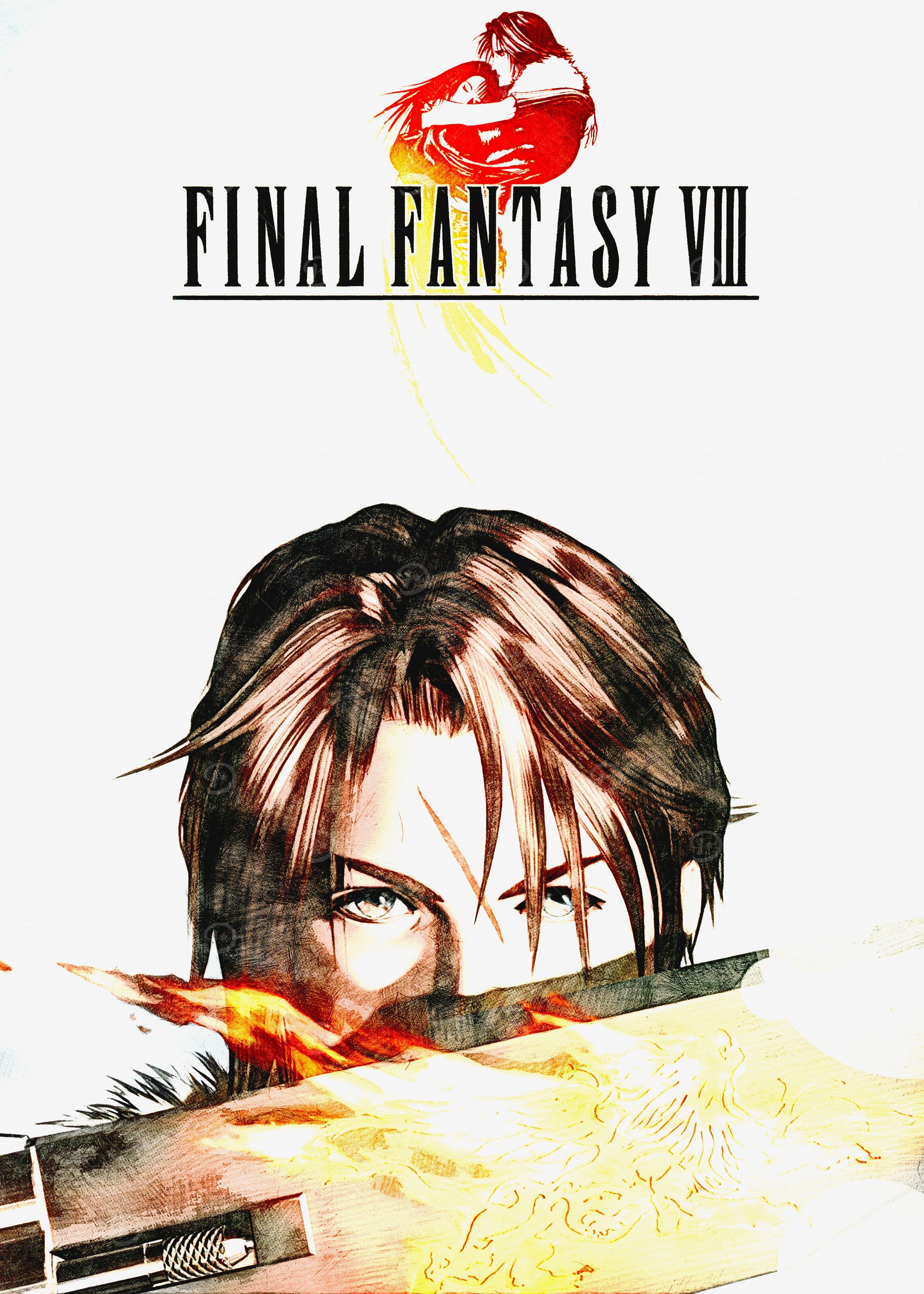 final fantasy viii' Poster, picture, metal print, paint by misbah