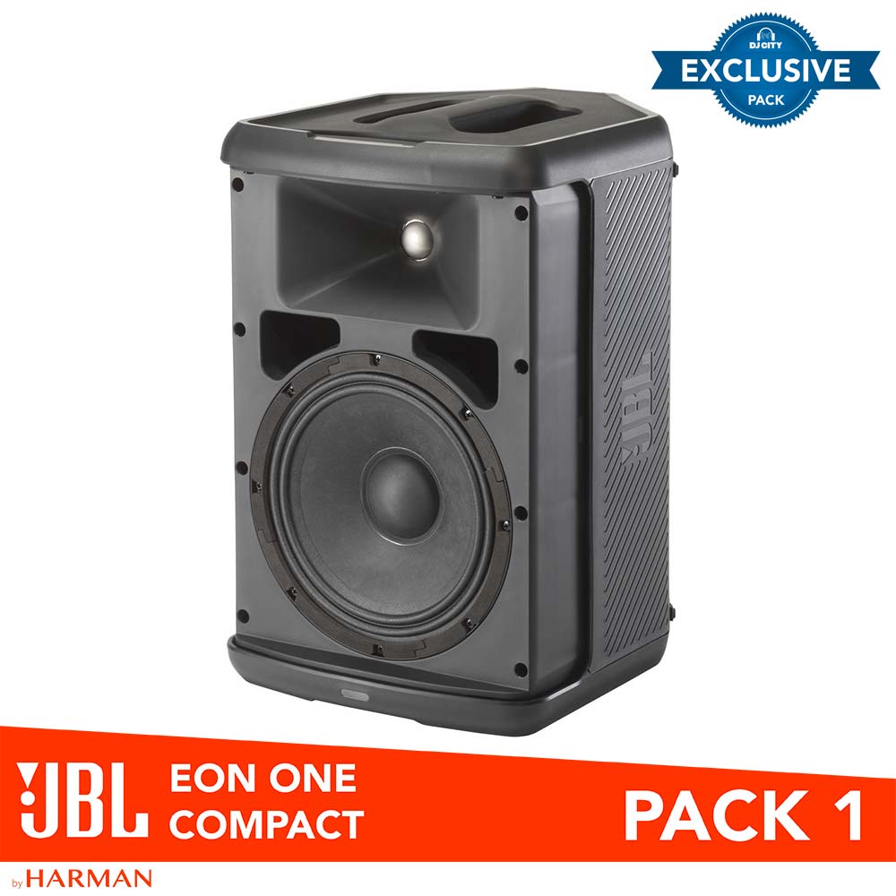 JBL Eon One Compact Pack 1 - DJ City Exclusive Bundle - DJ City