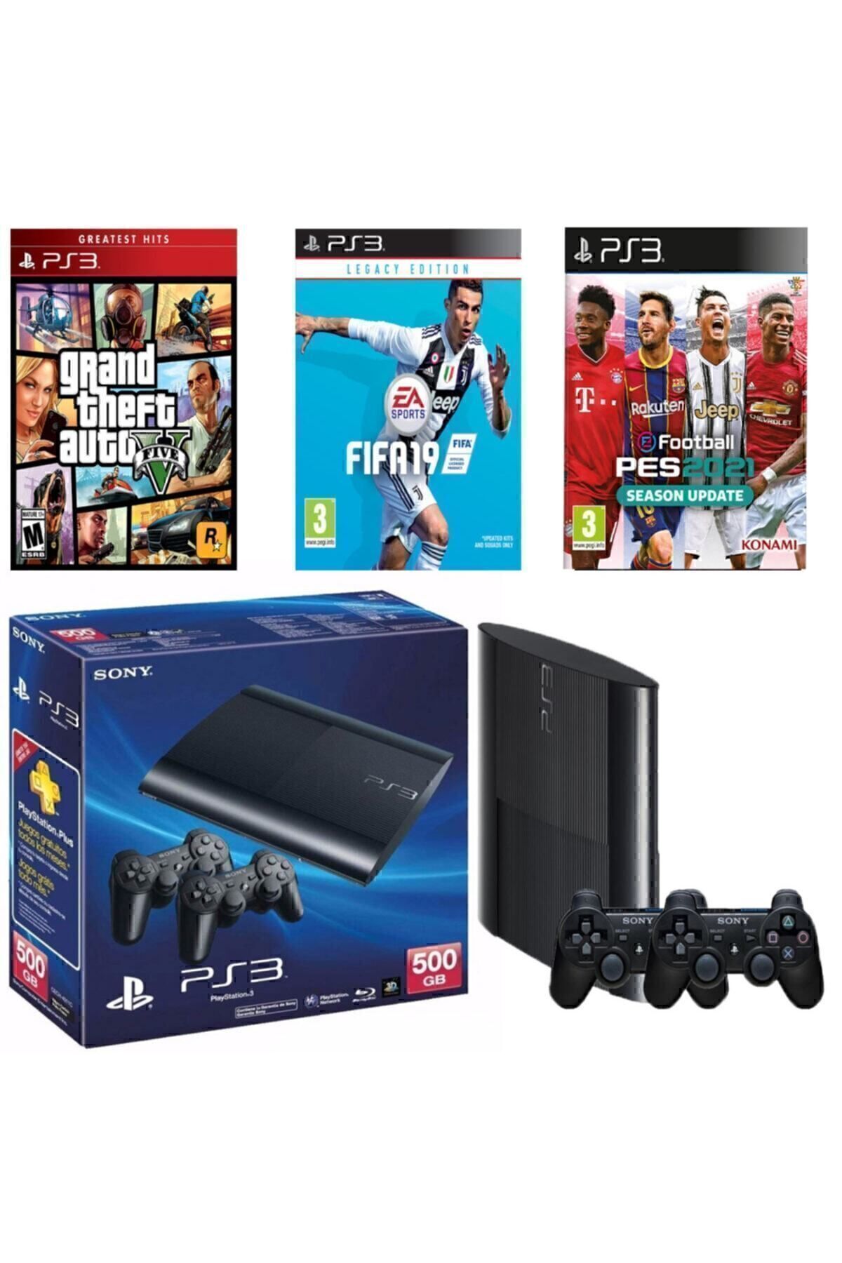 Sony Playstation 3 Slim 500GB 🎮 - Oyun Keyfini Yaşayın!