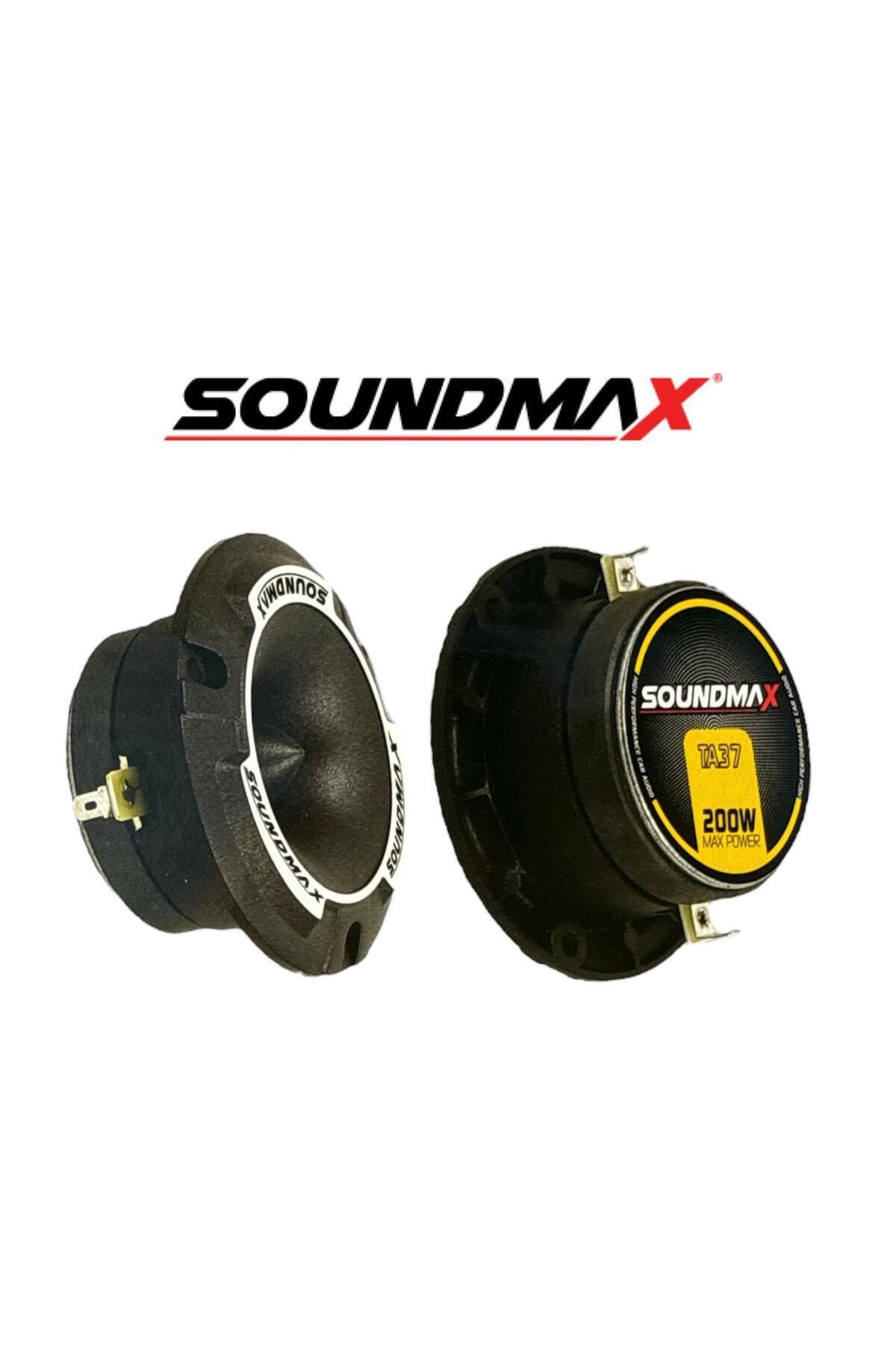 Soundmax Sx-ta37 Çifti 400wat-200w Rms 10 cm Dome Tweeter Tiz yeni