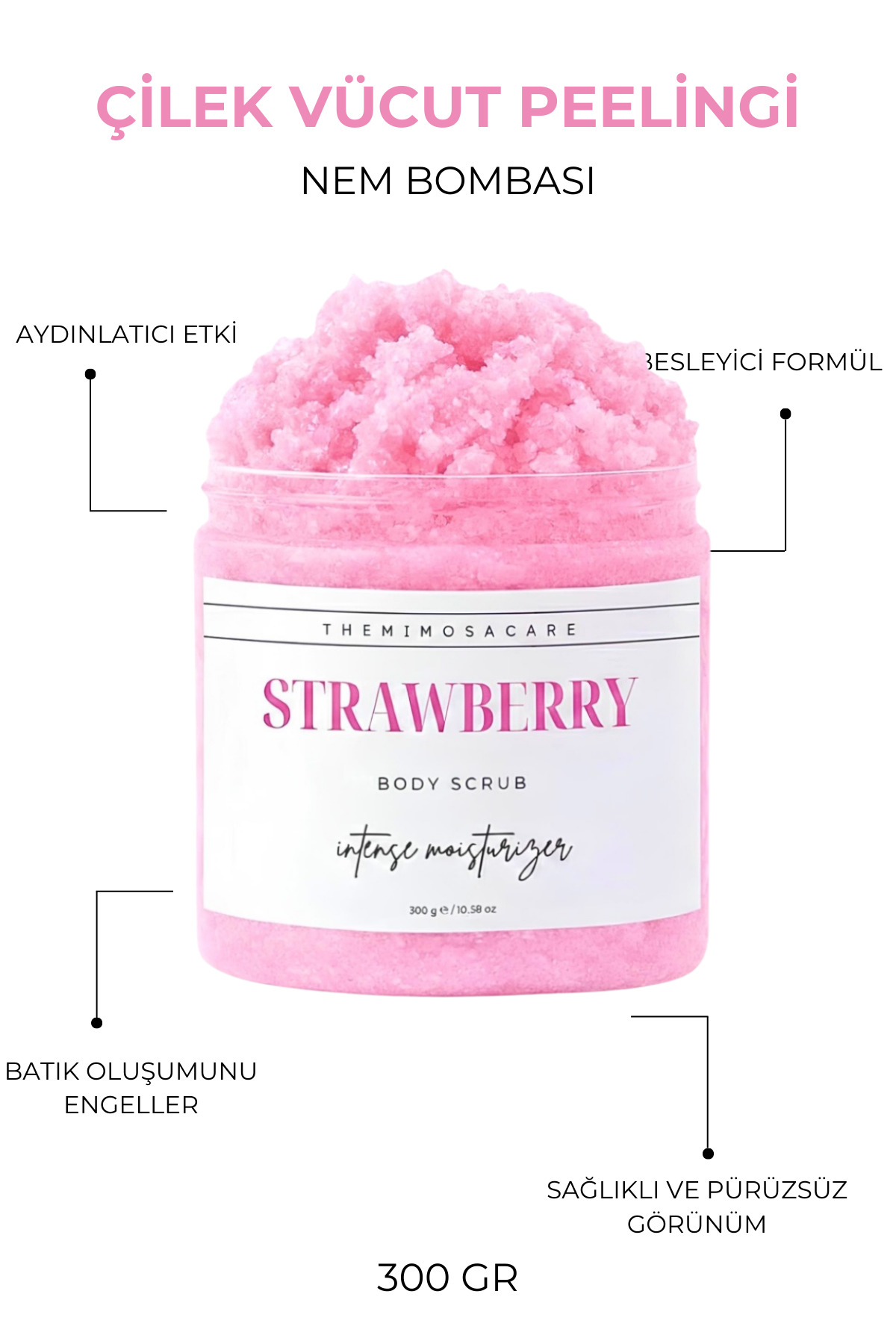 The Mimosa Care Çilek Özlü Nem Bombası, Anında Batık Karşıtı El