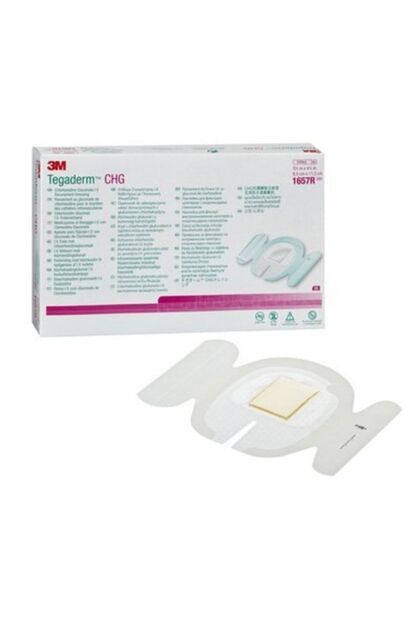 3M Tegaderm (2ADET) 1657r Chg Şeffaf Film Yara Örtüsü Jelli 8,5 Cm