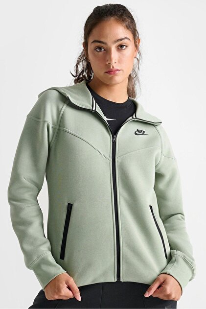 Nike Sportswear Tech Fleece Full Zip Hoodie Dark Heather Black