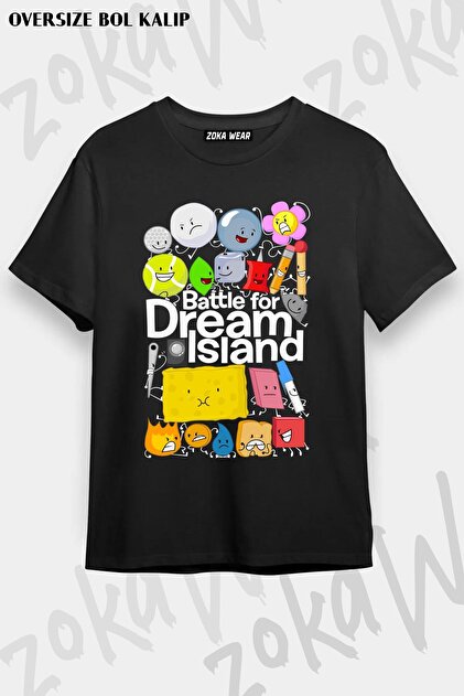 ZOKAWEAR Unisex Oversize Kalıp BFDI Poster Tasarım Baskılı Tshirt