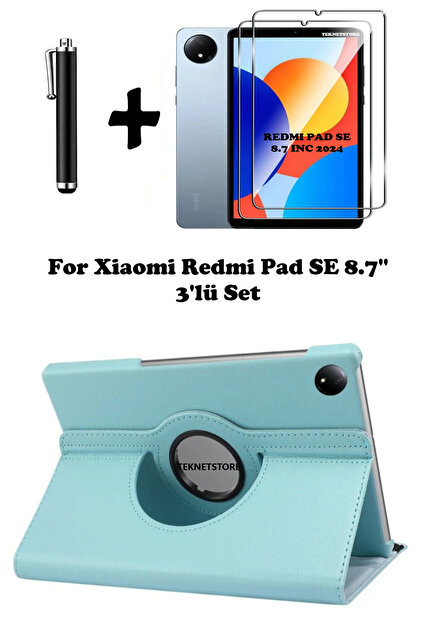 TEKNETSTORE Xiaomi Redmi Pad Se 8.7 Inç Tablet Uyumlu Uyku Modlu