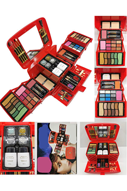 aks kozmetik 77 Parça Gelin Çeyiz Seti Sandık Model Büyük Boy Xxl