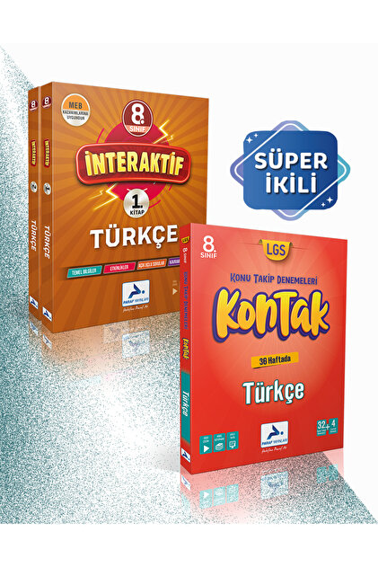 Paraf Yayınları Lgs Türkçe Interaktif Soru Bankası & Kontak 32 4