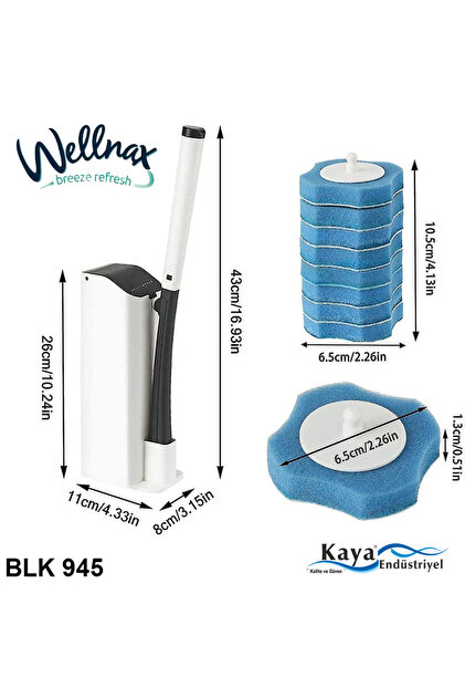 Wellnax breeze refresh Özel Tuvalet Temizlik Seti Ve Kullan At 10