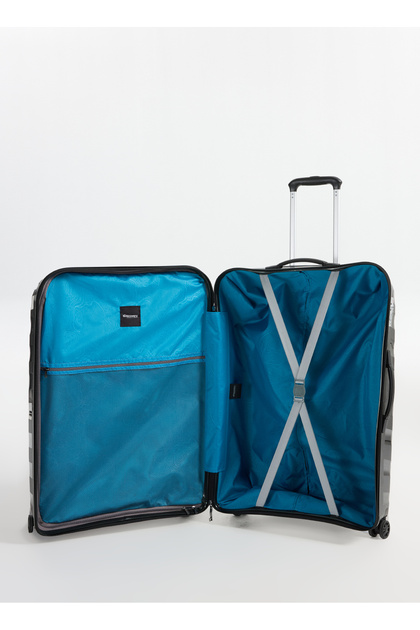 Discovery Expedition Siyah Çekçekli Sert Valiz DSC-5263 B.Boy