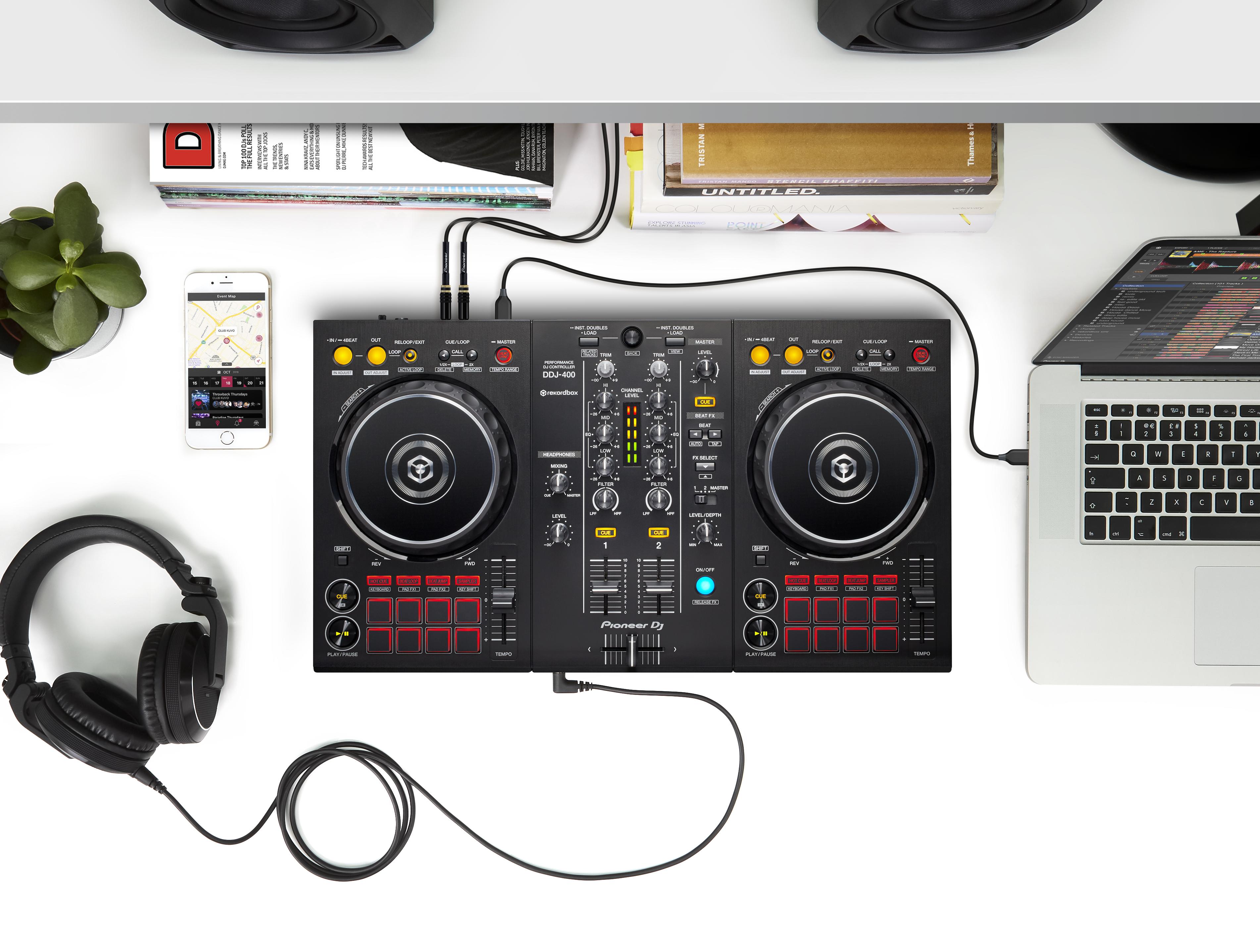 Pioneer DJ DDJ-400 Beginner DJ Package