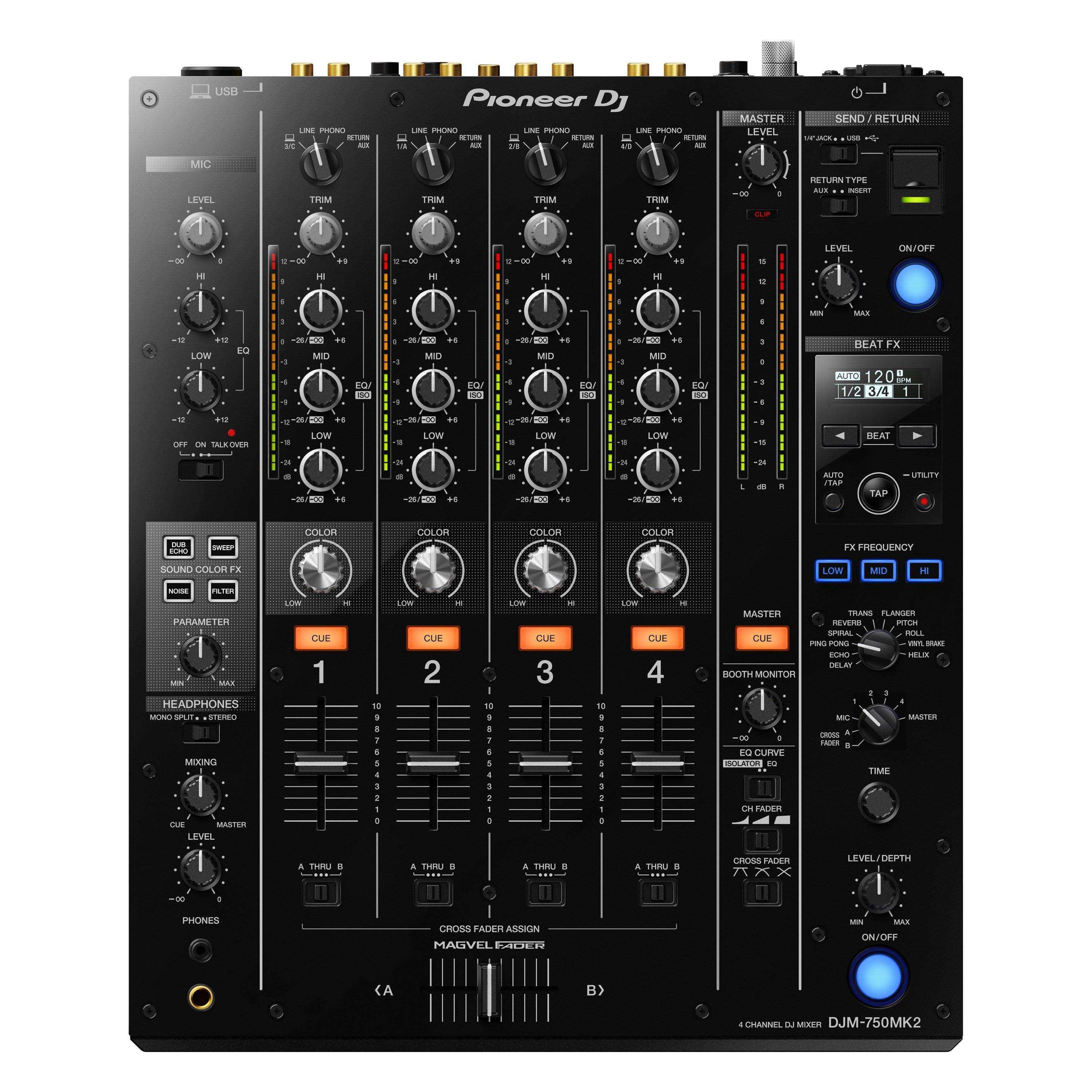 Pioneer DJ XDJ-1000MK2 & DJM-750MK2 Set