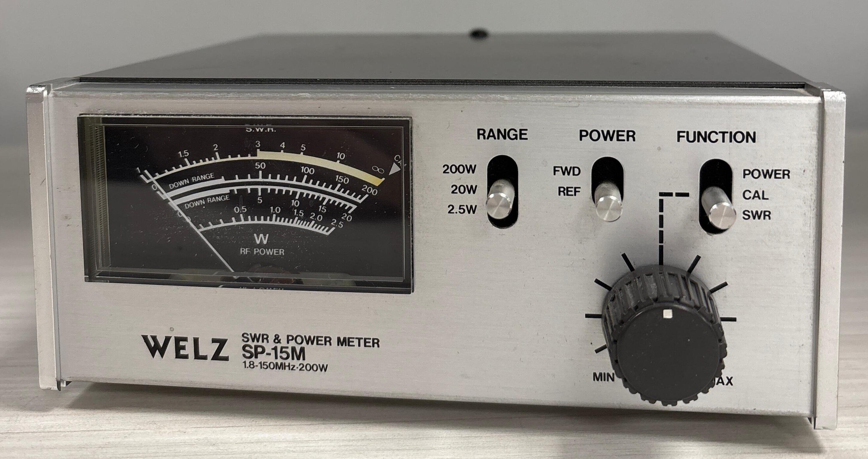 Second Hand WELZ SP-15M SWR Power Meter - RadioworldUK
